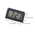 thumbnail image 3 of Thin Profile Car Electronic Clock with Large Digital Display Easy to Install Adhesive Backing for Dashboard Desktop Use, 3 of 8
