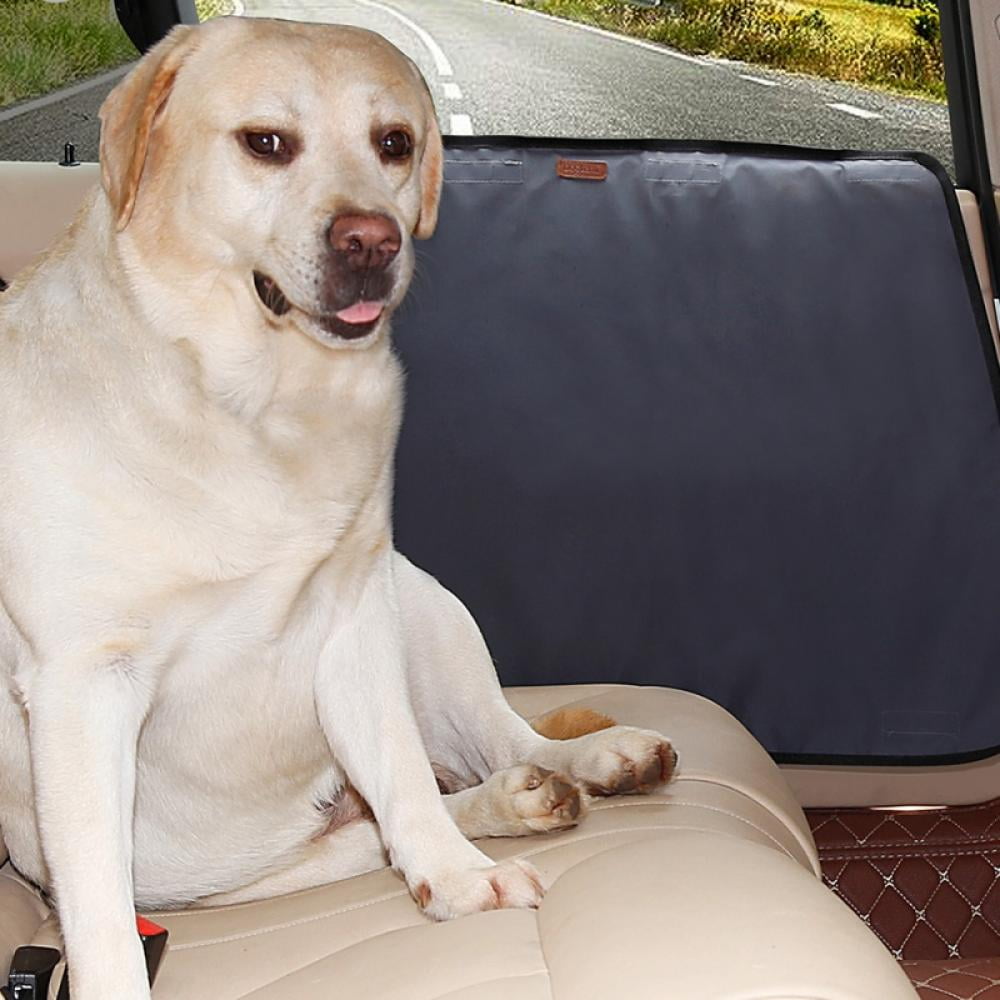 Waterproof Dog Car Door Protector 2 Pet Cover Guard Waterproof Pet Cover  All Vehicle Set Adjustable Travel Storage Black