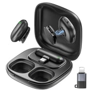 Mini Wireless Lavalier Microphone for iPhone iPad Android PC Tablets, AI Noise Cancelling, Magnetic Mic Podcast Microphone Live Equipment,Mini Lapel Mics for Video Recording, Vlog, TikTok