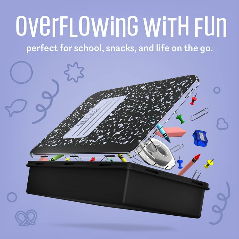 COOK WITH COLOR Snack Box Container for Kids Lunch Box Snackle Box