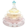 thumbnail image 4 of Interactive Cat Toy Turntable Roller Ball Play Puzzle Kitten Toy With Colorful Balls For Indoor, 4 of 8