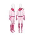 thumbnail image 3 of Carnival Peach Jumpsuit For Girls Princess Cosplay Suit Halloween Game Role Playing Princess Costume, 3 of 3