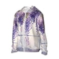 thumbnail image 2 of Haiem Lavender Blooms Window UPF 50+ Fishing Shirts for Men Long Sleeve UV Sun Protection Hoodie Non-Mask Outdoor Hiking Shirts, 2 of 8
