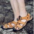 thumbnail image 5 of Frhoxug New Hollow-out Wading Shoes Men Sandals Hiking Shoes Summer Casual Beach Sandals Plus Size, 5 of 9