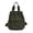 Green, variant on Tibvox Drawstring Bucket Bag with Nylon Shell, Shoulder Crossbody Wear and Front Pocket Layout for Shopping Day Use Daily