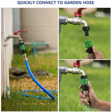 Fridja Garden Hose Quick Connect, How To Connect 3 4 Pvc Garden Hose