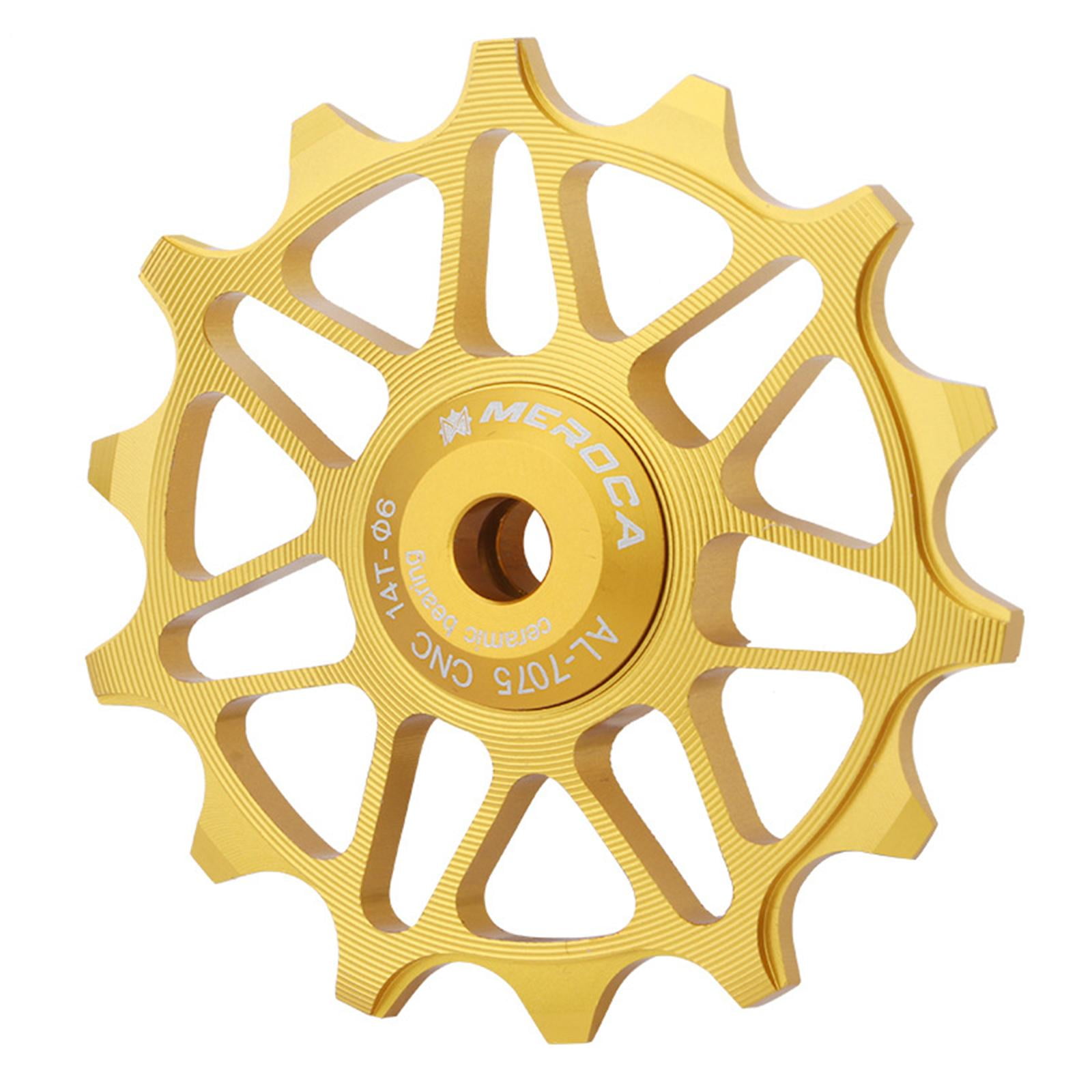 12T/14T Rear Derailleur Pulley Aluminum Alloy Jockey Wheel Ceramic