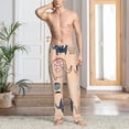 thumbnail image 6 of Lsque Cute Ink Drawn Elephants Print Men's Pajama Pants, Lounge Pant - Comfortable Home Wear,Elastic Waistband, Stylish Design-Medium, 6 of 9