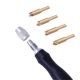 thumbnail image 5 of Juego de Hendido de Borde de con 4 Cabezas de LatóN Reemplazables 1.5-2-2.5-3 mm MáQuina de Sellado A PresióN Herramienta de Bricolaje de Hendido de Marcado de Borde, 5 of 7