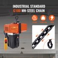 YTBW Electric Chain Hoist Single Phase Crane Hoist 1100 Lbs Load 15 Ft