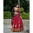 thumbnail image 4 of Designer Navaratri Lehenga Choli For Women Party Wear Bolywood Lengha Sari,Indian Wedding Wear Printed Custom Stitched Beautiful Lehenga, 4 of 7