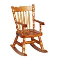 thumbnail image 3 of Shisuyan Wood Miniature Rocking Chair Model Simulation Chair Model Mini House Decor, 3 of 9
