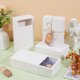 thumbnail image 5 of 12 cajas de cartón blancas con cajón, rectangulares de 18,2 x 12,7 x 5,5 cm (7,17 x 5 x 2,17 pulgadas), ideales para regalos, galletas, bodas, fiestas o para envolver joyas., 5 of 9