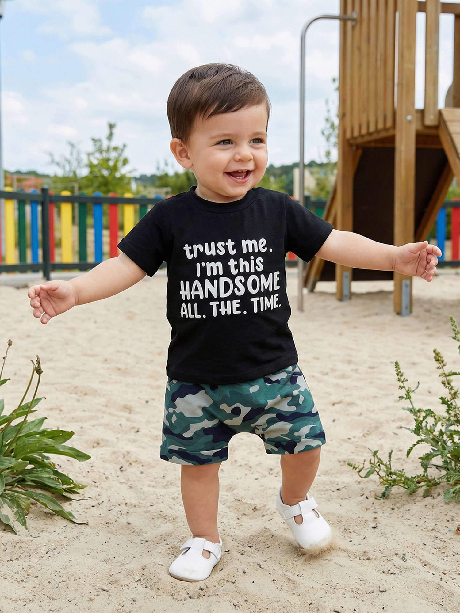 Loicainy Toddler Boy Summer Outfit Set, 2-Piece photo 4