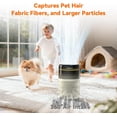 thumbnail image 3 of HEPA Air Purifier for Bedroom&Home,Pet Air Purifier for Home Pets,Removes Pet Odor,Cat Litter Smell,Dust,Smoke&Allergies,Quiet Room Air Purifier with Scents,360°Air Cleaner,A2005 Yellow, 3 of 4