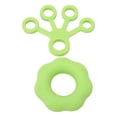 thumbnail image 2 of Finger Exerciser Hand Finger Stretch Band, Elastic Finger Stretcher Hand Grip Strengthener Enhanced Finger Grip Silicone  For Home Light Green,Light Gray, 2 of 8