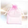 thumbnail image 3 of unbranded 100Ud Bolsas De Organza Rosa Para Guardar Joyas Dulces Y Detalles De Regalo, 3 of 8