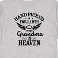 thumbnail image 4 of Inktastic Handpicked for Earth By My Grandma in Heaven Angel Wings Boys or Girls Long Sleeve Toddler T-Shirt, 4 of 5