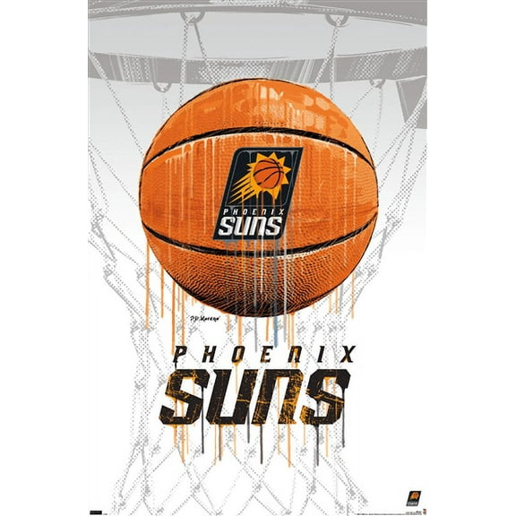 NBA Phoenix Suns - Drip Basketball 21 Wall Poster, 14.725" x 22.375"