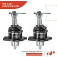 thumbnail image 3 of A-Premium 12Pcs Front Suspension Kit, Inner Outer Tie Rod End Upper Lower Ball Joint Drag Link Idler Arm, Compatible with Chevrolet Blazer 96-05, S10 96-03, GMC Jimmy 96-01, Sonoma, Isuzu Hombre, RWD, 3 of 8