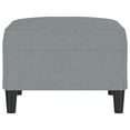 thumbnail image 2 of vidaXL Footstool Light Grey 70x55x41 cm Fabric, 2 of 4