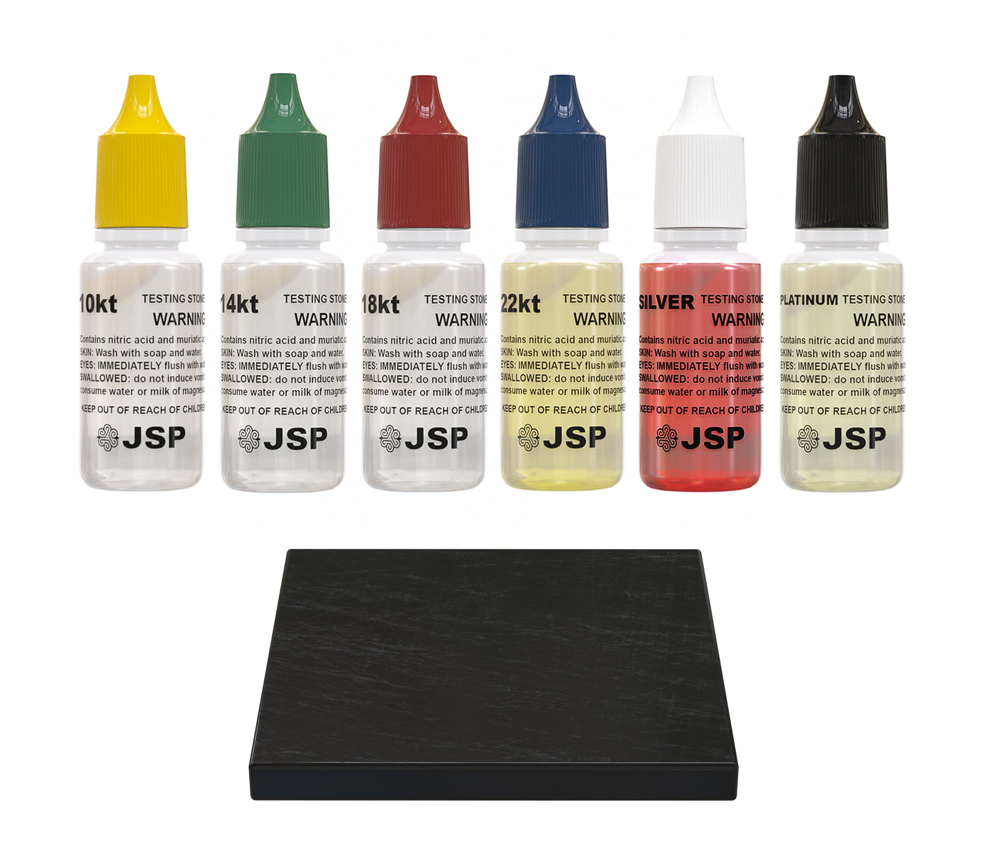 fast and accurate results test solution JSP 22 carat Gold testing acid 