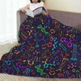 thumbnail image 6 of Pofeuu Chemistry Science Print Ultra-Soft Micro Fleece Blanket,for Bed Or Sofa,All Season Throw Blankets Flannel Blanket-50"x40", 6 of 7