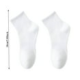 thumbnail image 3 of Daznico Socks for Women - Cotton Socks Women's Mid Tube Socks Autumn and Winter Socks Solid Color White Stockings Mid Tube Socks for Women, 3 of 6