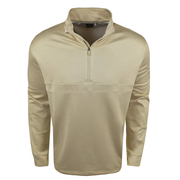 Callaway Golf Waffle Midweight 1 4 Zip Pullover Infinity Heather XXL