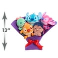 thumbnail image 3 of Disney Stitch Deluxe Valentine’s Day Plush Bouquet, 5 Plush Dolls Included, Kids Ages 2 and up, 3 of 6