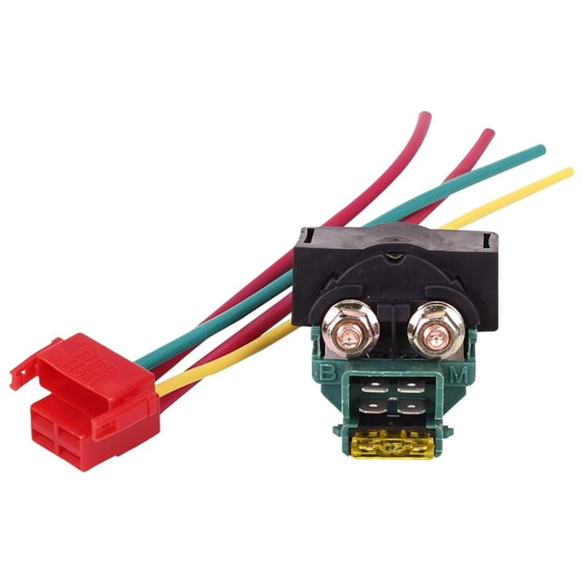 Motorcycle Electrical Parts Igniter Key Switch Starter Solenoid Relay with Plug ,High Power