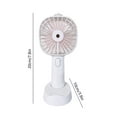 thumbnail image 3 of Handheld Mist Fan with 3 Speeds, USB Rechargeable Portable Spray Fan, Face Moisturizing Cooling Fan for Office, Home, Outdoor Use, Compact Travel Design, 3 of 6