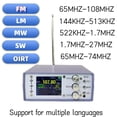 thumbnail image 3 of BTOER TEF6686 Compact Radio Receiver with Built in Lithium Battery and Speaker, 3 of 8