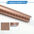 thumbnail image 4 of Unique Bargains 1 Pc Car Wrap Film Vinyl Wrap Cover Universal Car Protective Exterior Interior Rose Gold Tone 30.5x152cm/1ft x 5ft, 4 of 7