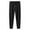 Black, variant on Ahabrexf Man Solid Color Lamb Wool Fleecing Intensification Trousers Warm Pajama Pants