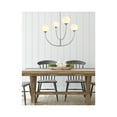 thumbnail image 2 of Living District Nyomi 36" 4-Light Metal/Glass Chandelier in Chrome/White, 2 of 8