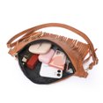 thumbnail image 2 of Tassels Lady Chest Bag PU Leather Fanny Pack Riñonera europea para viajes (marrón) Ndcxsfigh Para Estrenar, 2 of 8