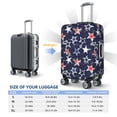 thumbnail image 5 of Bingfone USA Stars Luggage Cover Washable Suitcase Cover Protector Anti-scratch Suitcase cover Fits 18-32 Inch Luggage (No luggage included), 5 of 8