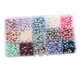 thumbnail image 1 of Cuentas de perlas de imitación ABS de imitación sin agujero Espaciador de sueltas de 4 mm para manualidades DIY Fabricación de joyas - Multicolor Multicolor Magideal Cuentas de perlas de imitación, 1 of 7