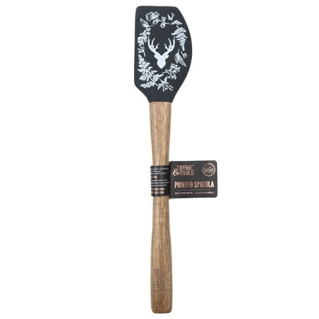 Thyme & Table Pointed Spatula - Black