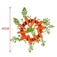 thumbnail image 4 of de zanahoria de Pascua , decorativa artificial, ventana de pared de delantera, tienda de s de 18 ", ventana de la BLESIY corona de pascua, 4 of 8