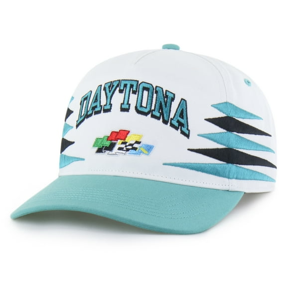 Men's '47 White/Green Daytona International Speedway Diamond Cut Hitch Adjustable Hat