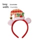 thumbnail image 4 of Advancent Diademas de Navidad Regalos para niños Sombrero de Papá Noel Accesorios para el cabello para adultos Foto Sombreros para niños Fiesta de Kits de decoración para fiestas Cuadrícula beige Advancent HA069505-03, 4 of 6