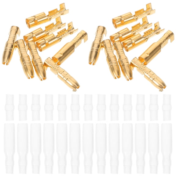 FESTFENDS 50 Sets Electrical Connectors Kit Male And Female Connectors Connection