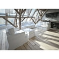 thumbnail image 3 of Sunset Trading Horizon Slipcovered T-Cushion Chair | White, 3 of 6