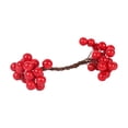thumbnail image 3 of Moyic Craft Mixed Red Artificial Flower Cherry Stamen Berries Bundle DIY Christmas Wedding Cake Caja de regalo Decoración Flores artificiales Tipo13 10 piezas Moyic HA002022-13, 3 of 5