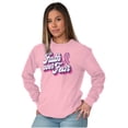 thumbnail image 4 of Faith Over Fear Cancer Awareness BCA Women's Long Sleeve T Shirt Brisco Brands 2X, 4 of 6