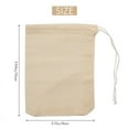 thumbnail image 4 of 100 Pieces Drawstring Cotton Bags Muslin Bags,Tea Brew Bags (4 x 3 Inches), 4 of 8