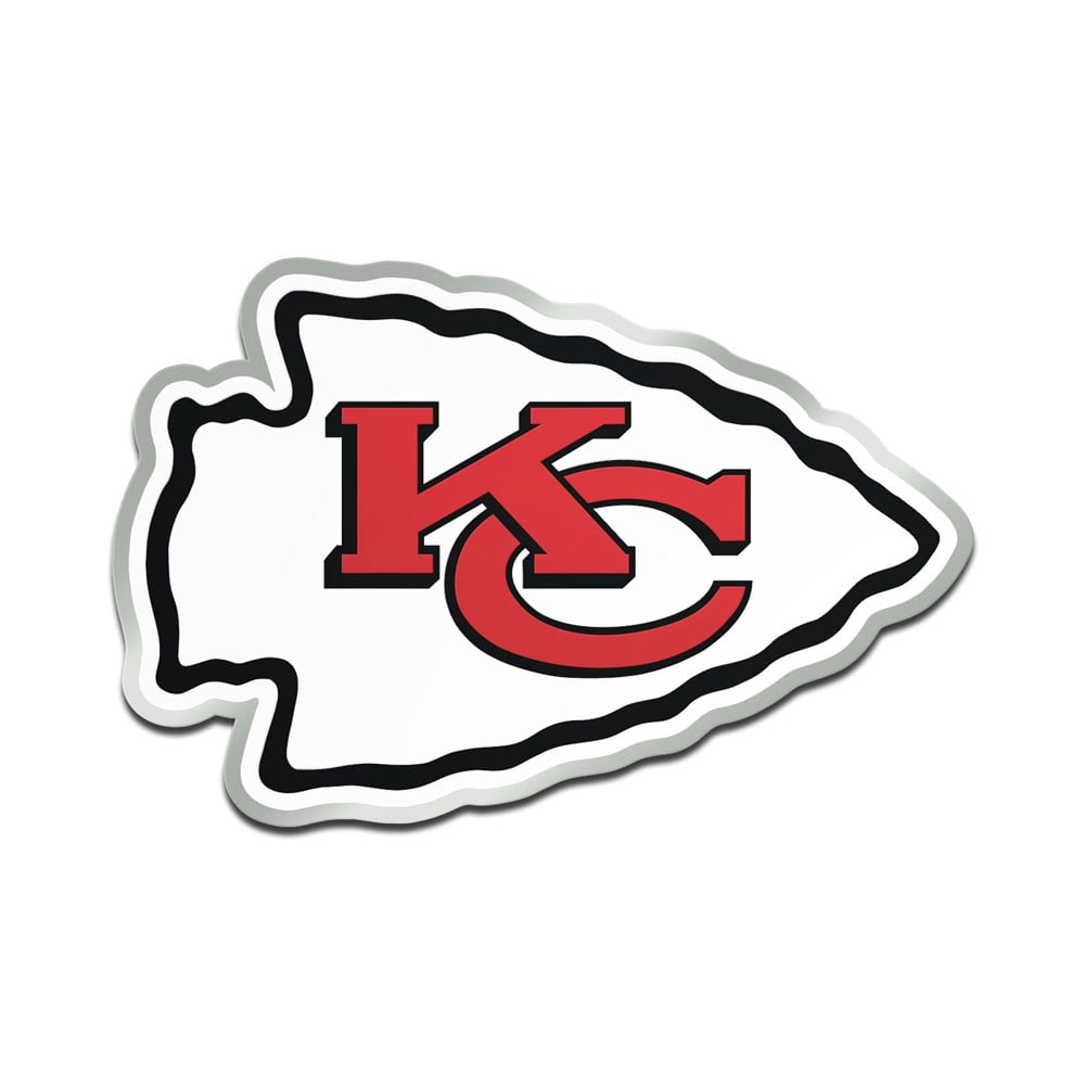 NFL Kansas City Chiefs Prime Metallic Auto Emblm