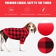 thumbnail image 5 of Jersey de forro polar para perros pequeños Jamktepat Buffalo Plaid, 5 of 7